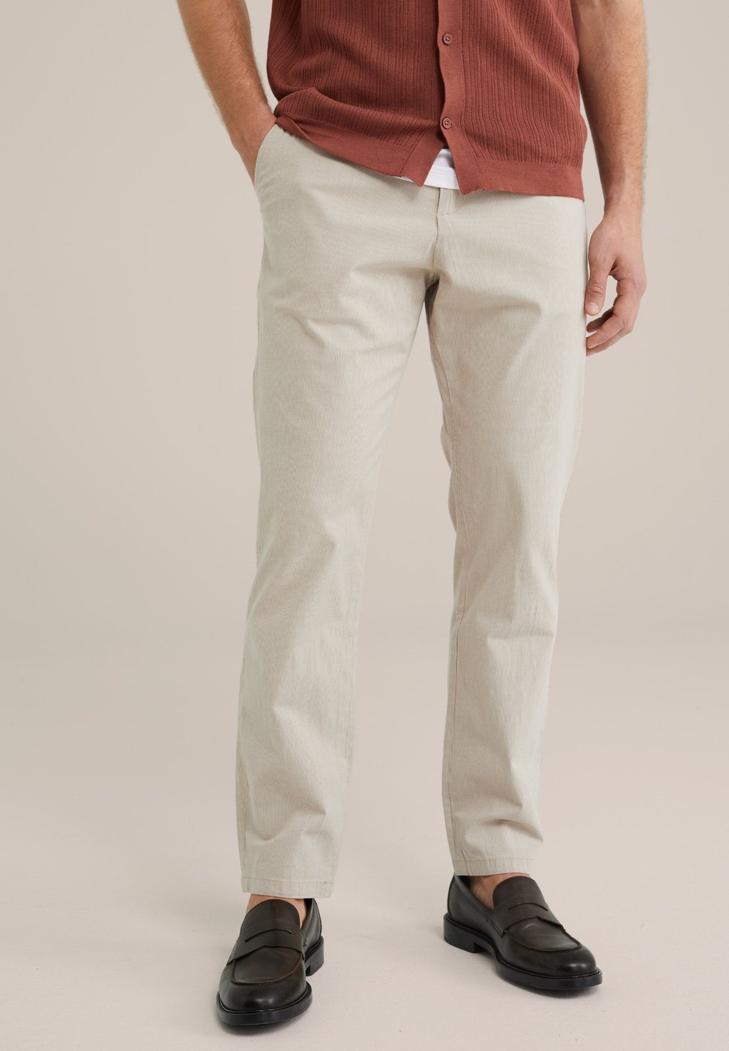 Брюки WE Fashion, бежевый
Брюки WE Fashion, бежевый