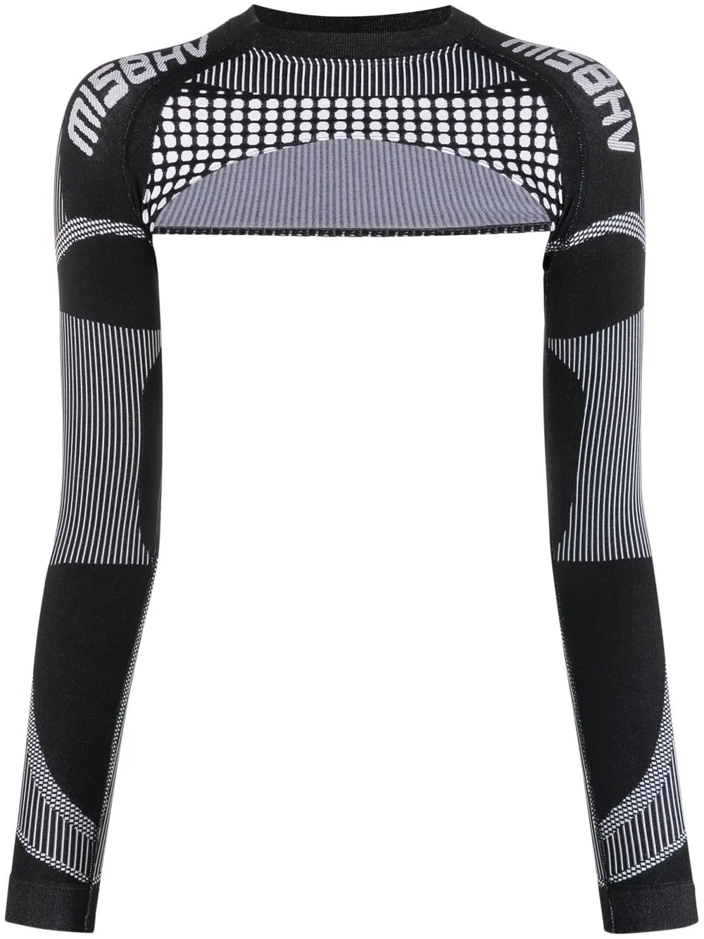 Укороченный топ с логотипом MISBHV, черный
Укороченный топ с логотипом MISBHV, черный