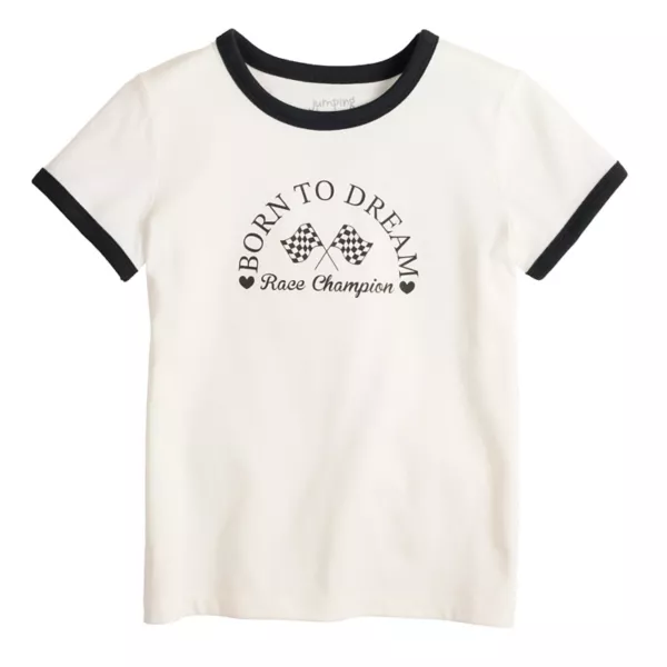 Футболка с принтом для девочек 4-12 лет Jumping Beans, цвет race flag ivory
Футболка с принтом для девочек 4-12 лет Jumping Beans, цвет race flag ivory
