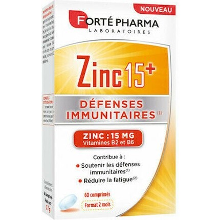 Forte Pharma Zinc 15 для иммунной системы - 60 таблеток Forté Pharma
Forte Pharma Zinc 15 для иммунной системы - 60 таблеток Forté Pharma