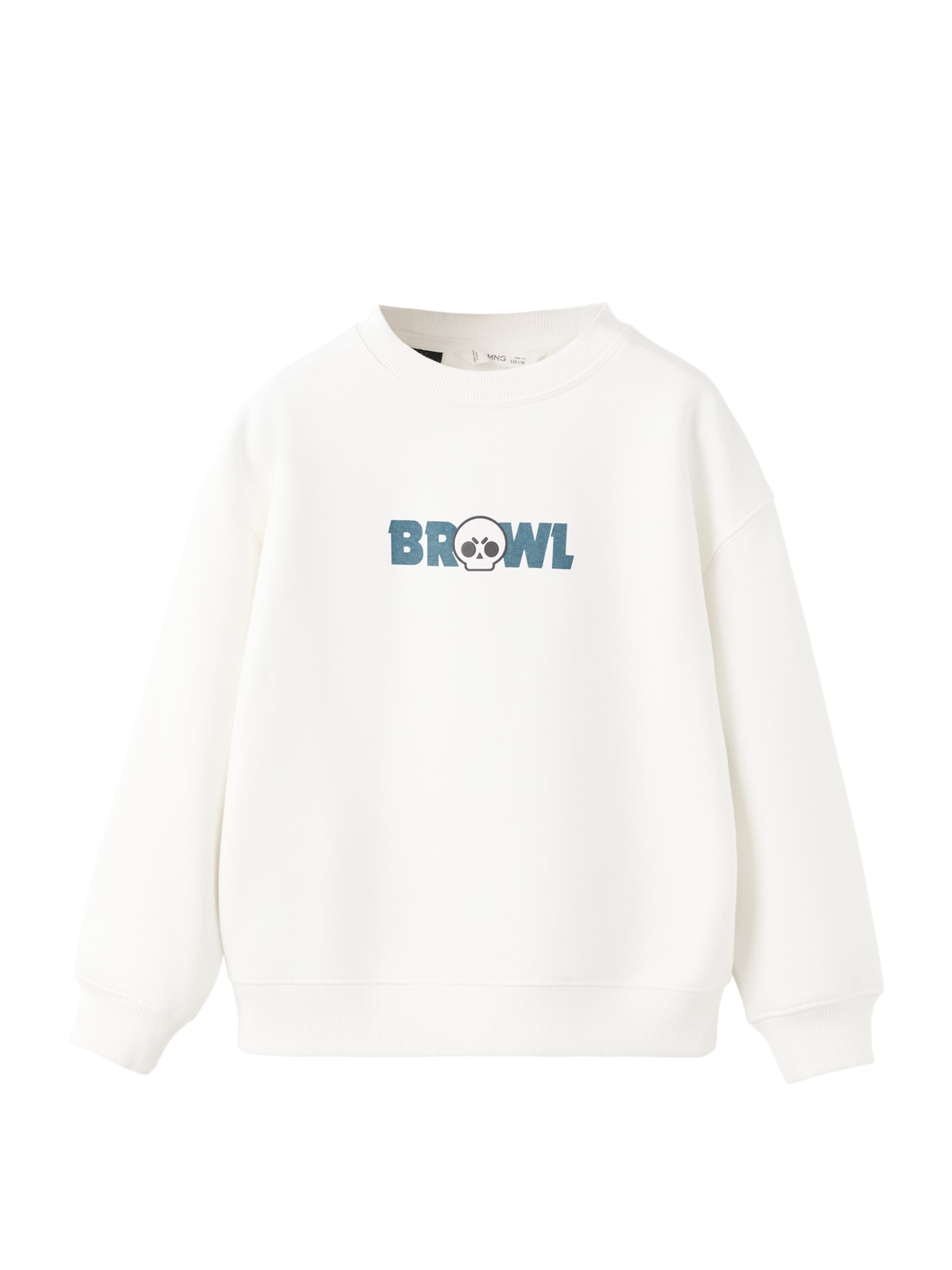 MANGO KIDS Толстовка 'BRAWCREW' в белом цвете
MANGO KIDS Толстовка 'BRAWCREW' в белом цвете
