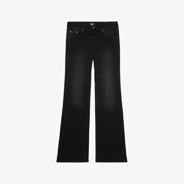 Джинсы Regular-Fit из эластичного денима с высокой посадкой и расклешенными штанинами The Kooples, черный
Джинсы Regular-Fit из эластичного денима с высокой посадкой и расклешенными штанинами The Kooples, черный