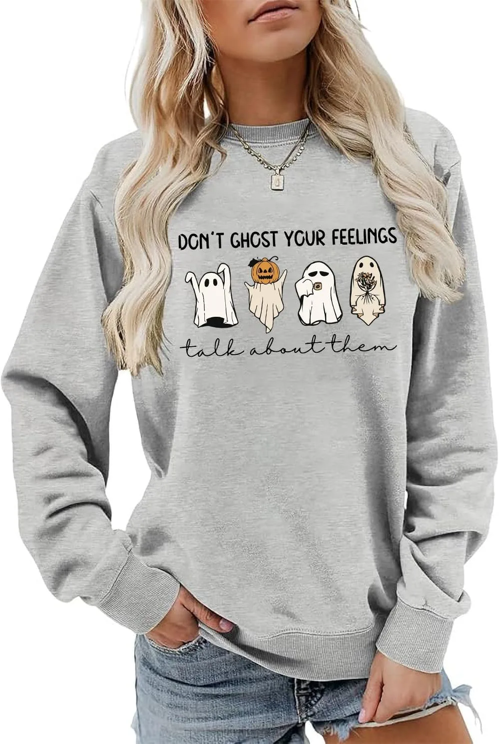 Толстовка Don't Ghost Your Feelings с длинным рукавом
Толстовка Don't Ghost Your Feelings с длинным рукавом