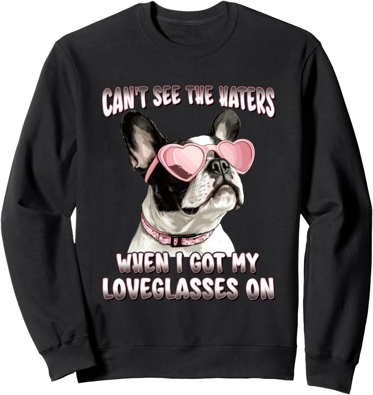 Очки для ненавистников Вижу, не вижу - толстовка для сердца французского бульдога Heart Sunglasses French Bulldog Fun, черный
Очки для ненавистников Вижу, не вижу - толстовка для сердца французского бульдога Heart Sunglasses French Bulldog Fun, черный