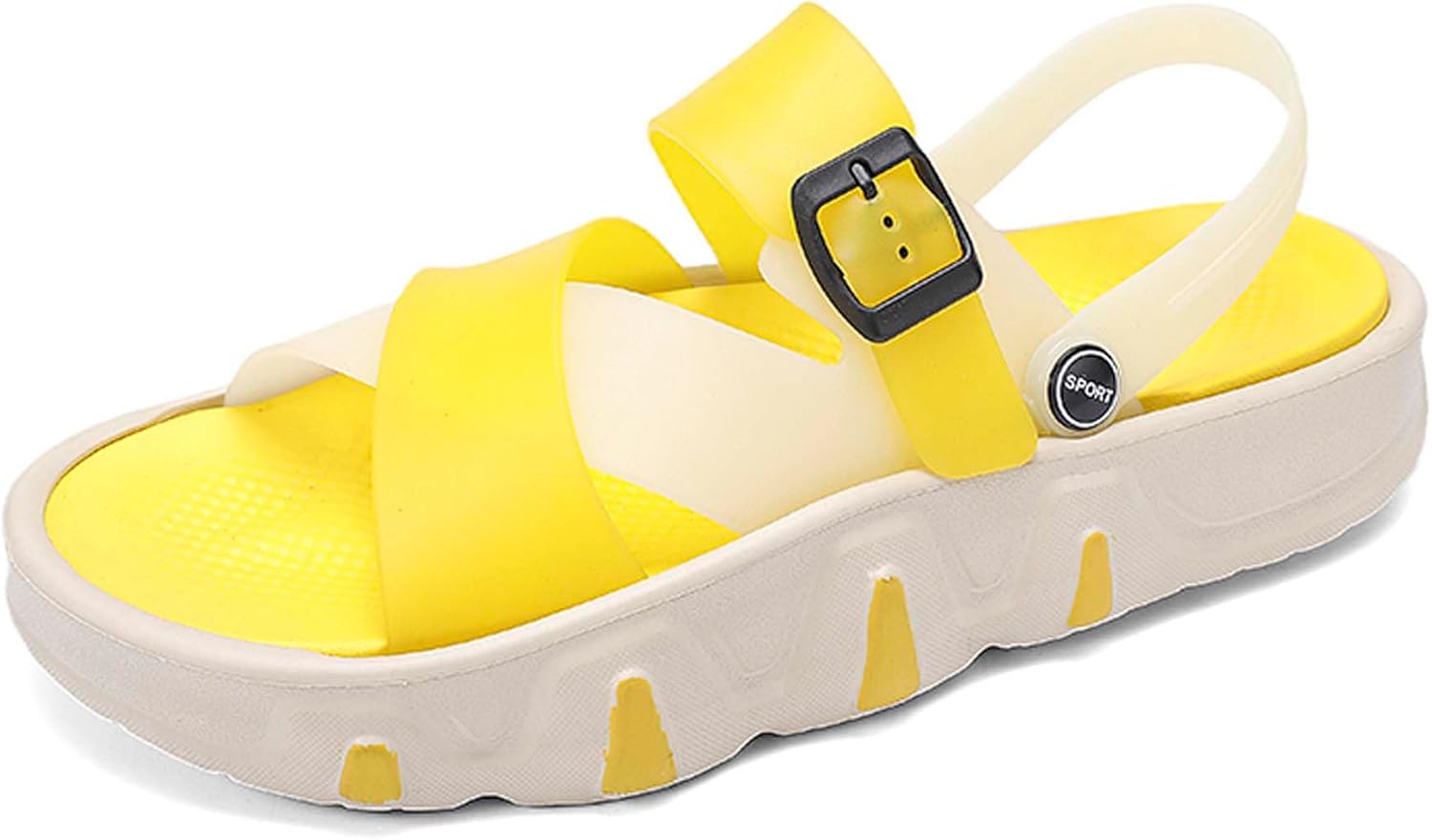 Мужские сандалии летние для улицы и пляжа, противоскользящие, регулируемые, универсальные, с ремешками, мягкие и удобные с открытым носком, массивные сандалии, сандалии для женщин с поддержкой свода стопы Generic, желтый
Мужские сандалии летние для улицы и пляжа, противоскользящие, регулируемые, универсальные, с ремешками, мягкие и удобные с открытым носком, массивные сандалии, сандалии для женщин с поддержкой свода стопы Generic, желтый