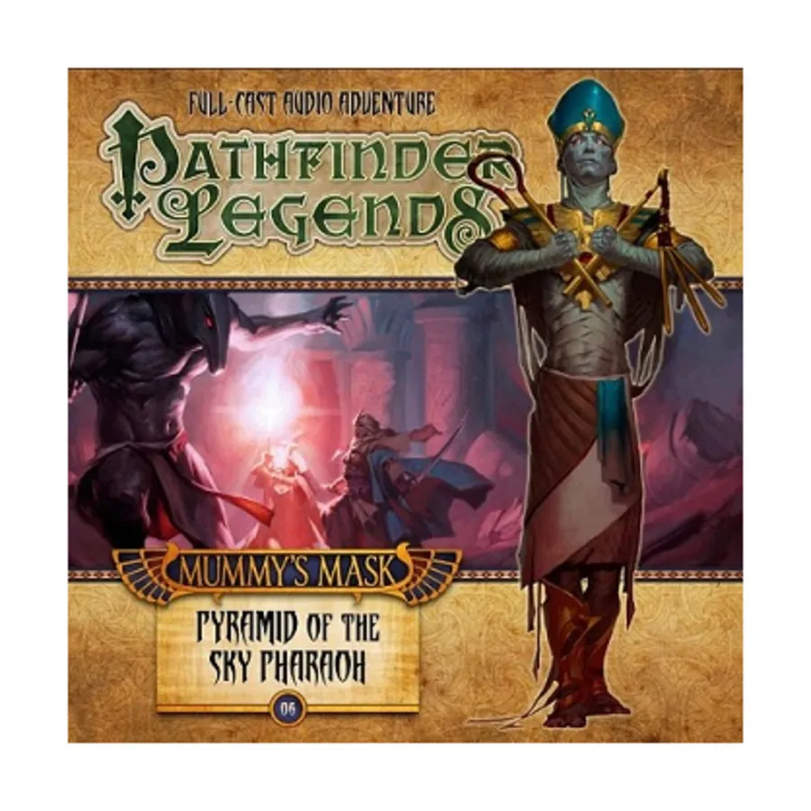 Компакт-диск Mummy's Mask #6 - Pyramid of the Sky Pharaoh (Audio Drama), Pathfinder Legends (1st Edition)
Компакт-диск Mummy's Mask #6 - Pyramid of the Sky Pharaoh (Audio Drama), Pathfinder Legends (1st Edition)
