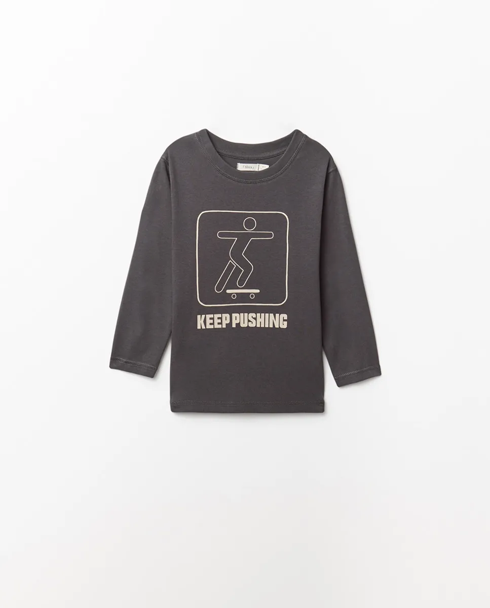 Базовая футболка с принтом Sfera, антрацитовый
Базовая футболка с принтом Sfera, антрацитовый