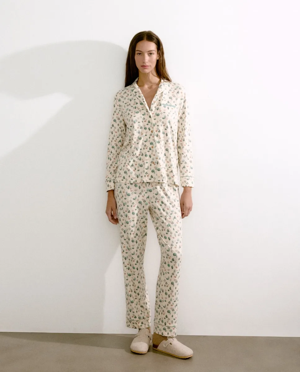 Женская пижама-рубашка с принтом Énfasis, белый
Женская пижама-рубашка с принтом Énfasis, белый