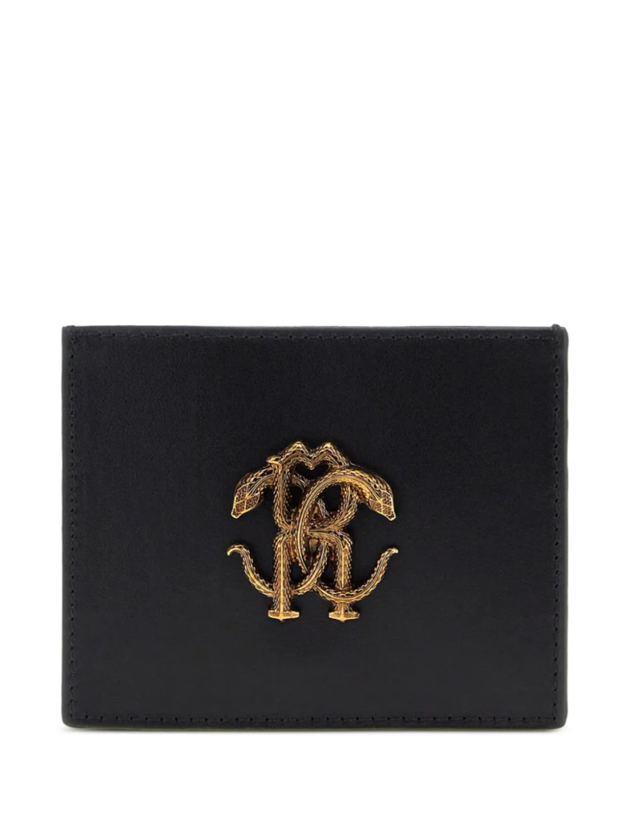 Кожаный держатель для карт Roberto Cavalli, черный
Кожаный держатель для карт Roberto Cavalli, черный