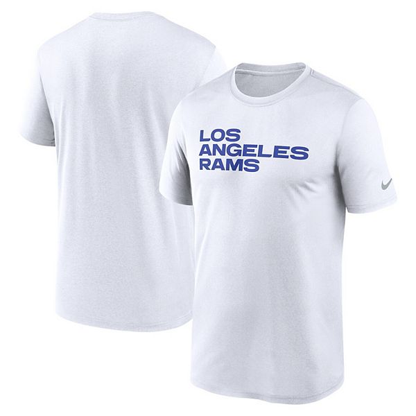 Мужская белая футболка primetime legend wordmark performance los angeles rams Nike
Мужская белая футболка primetime legend wordmark performance los angeles rams Nike