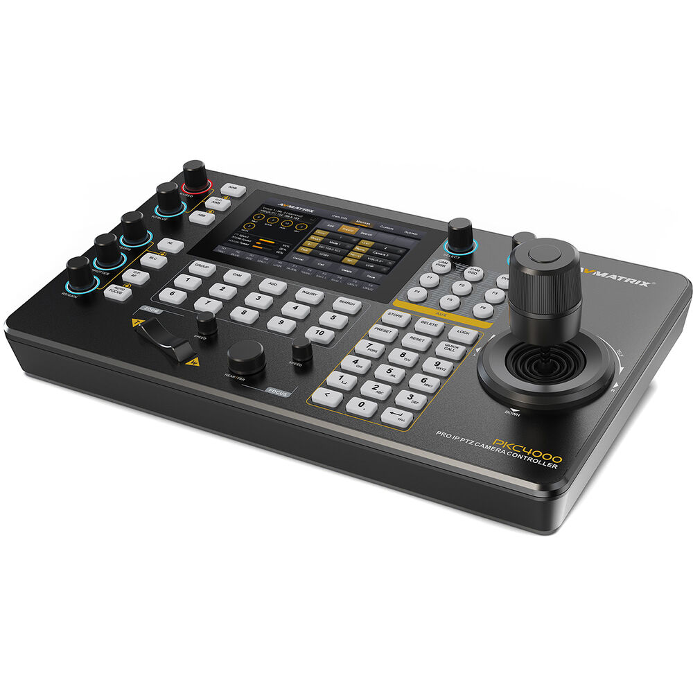 Контроллер IP- и последовательной PTZ-камеры AVMATRIX с NDI
Контроллер IP- и последовательной PTZ-камеры AVMATRIX с NDI