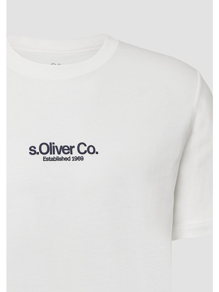 Футболка s.Oliver, белый 
Футболка s.Oliver, белый