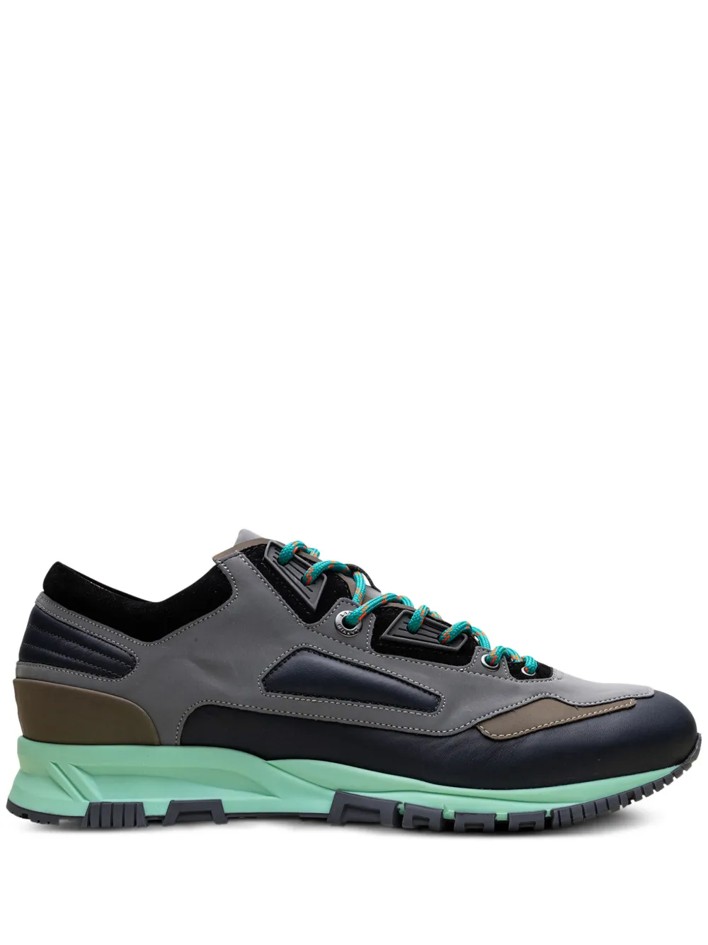 Кроссовки Reflective Grey/Navy Blue Lanvin, серый 
Кроссовки Reflective Grey/Navy Blue Lanvin, серый