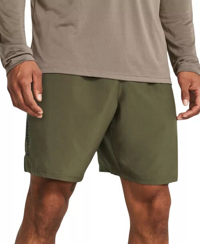 Мужские влагоотводящие шорты из технического материала с логотипом шириной 8-1/4 дюйма Under Armour, зеленый
Мужские влагоотводящие шорты из технического материала с логотипом шириной 8-1/4 дюйма Under Armour, зеленый