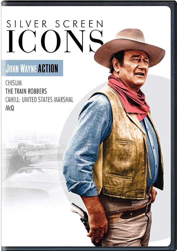 Диск DVD Silver Screen Icons: John Wayne Action (4 Films)
Диск DVD Silver Screen Icons: John Wayne Action (4 Films)
