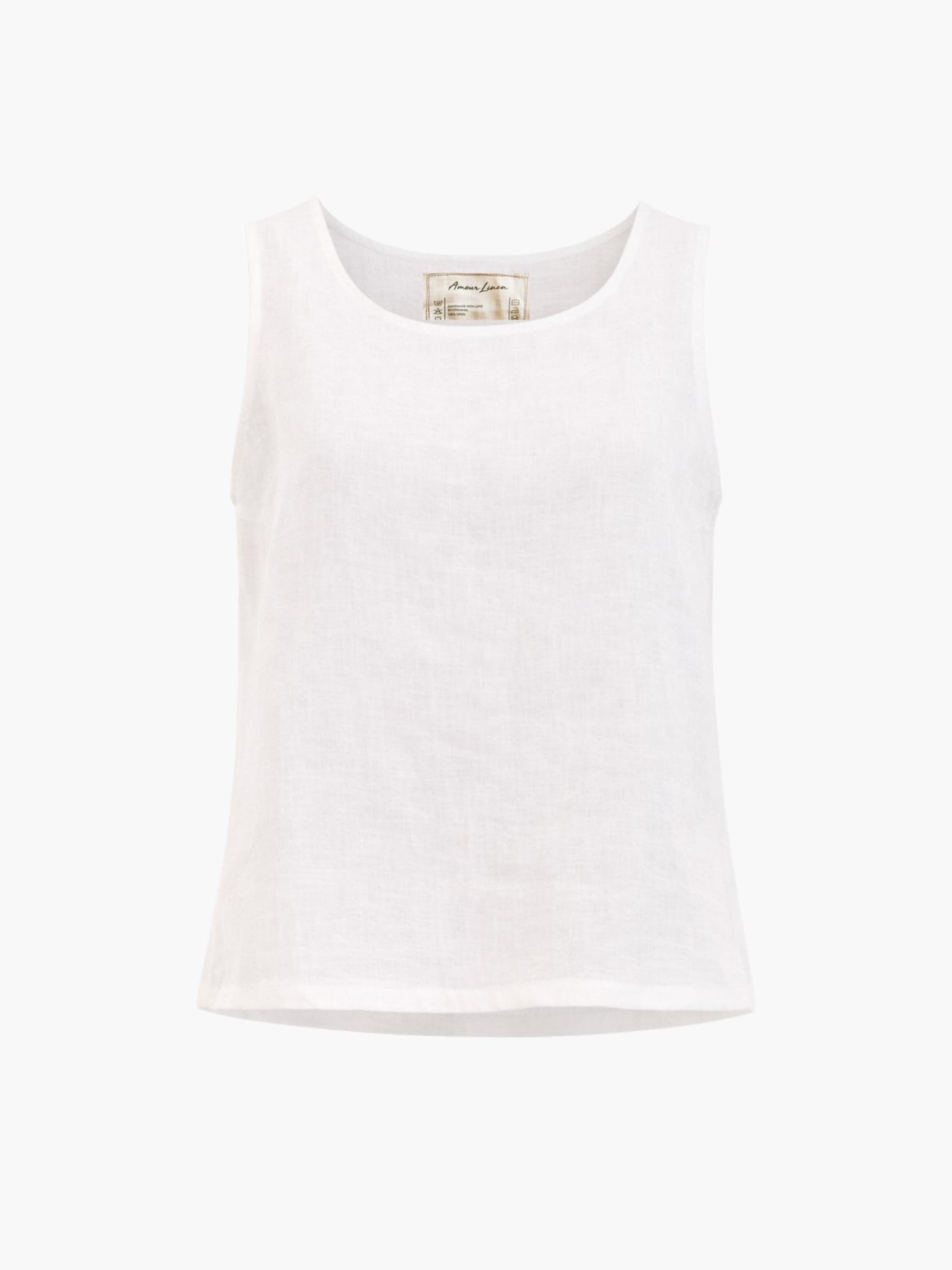 AmourLinen Топ 'Colette' в цвете Off White
AmourLinen Топ 'Colette' в цвете Off White