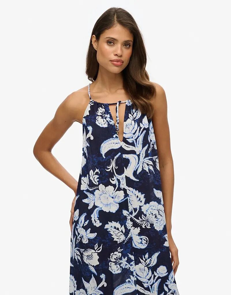 Платье макси Superdry Beach с принтом «Крисси» синего цвета
Платье макси Superdry Beach с принтом «Крисси» синего цвета