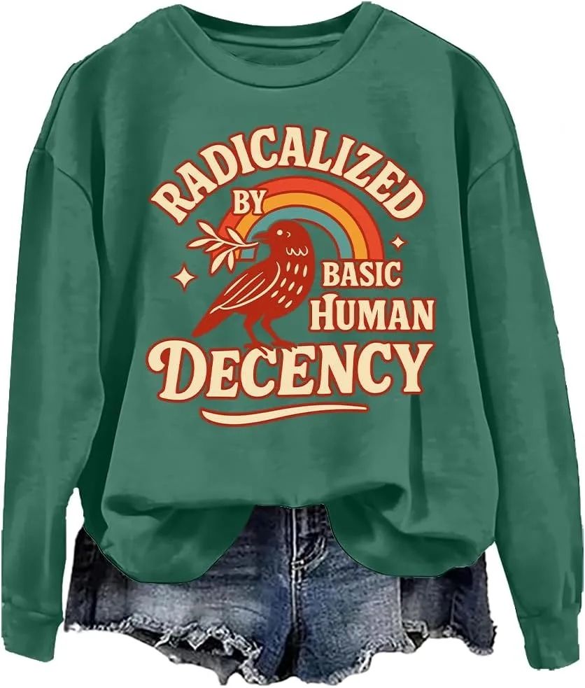 Свитшот Radicalized By Basic Human Decency NACJOM
Свитшот Radicalized By Basic Human Decency NACJOM