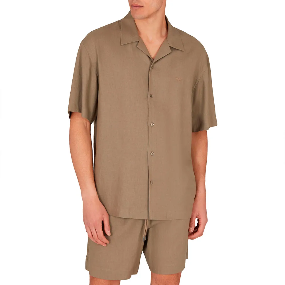 Рубашка с коротким рукавом Emporio Armani EM000593_AF12356, коричневый
Рубашка с коротким рукавом Emporio Armani EM000593_AF12356, коричневый