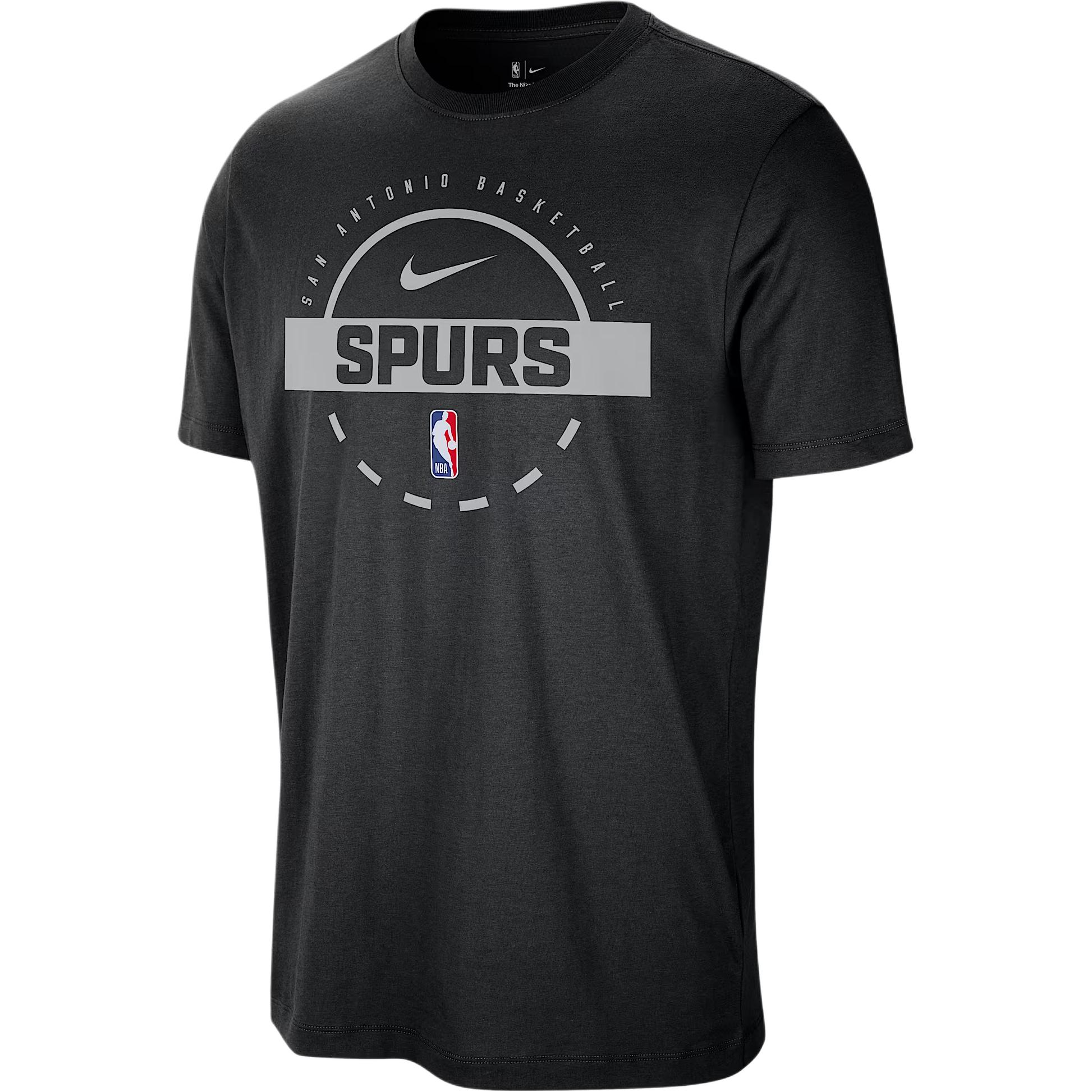 Футболка для тренировок San Antonio Spurs мужская NBA Nike, черный
Футболка для тренировок San Antonio Spurs мужская NBA Nike, черный