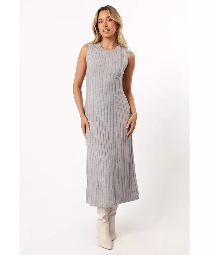 Женское трикотажное платье миди Kellie Petal and Pup, серый
Женское трикотажное платье миди Kellie Petal and Pup, серый