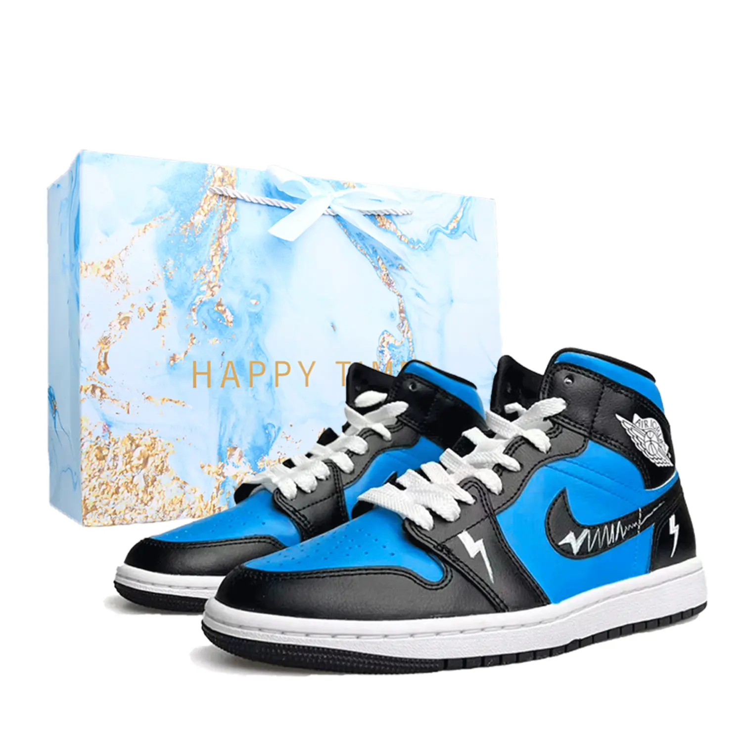 Jordan Air 1 Vintage Кроссовки для баскетбола Unisex Mid top Black/Blue
Jordan Air 1 Vintage Кроссовки для баскетбола Unisex Mid top Black/Blue