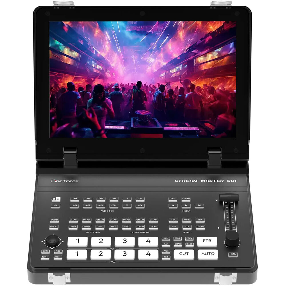Видеомикшер CineTreak Stream Master SDI
Видеомикшер CineTreak Stream Master SDI
