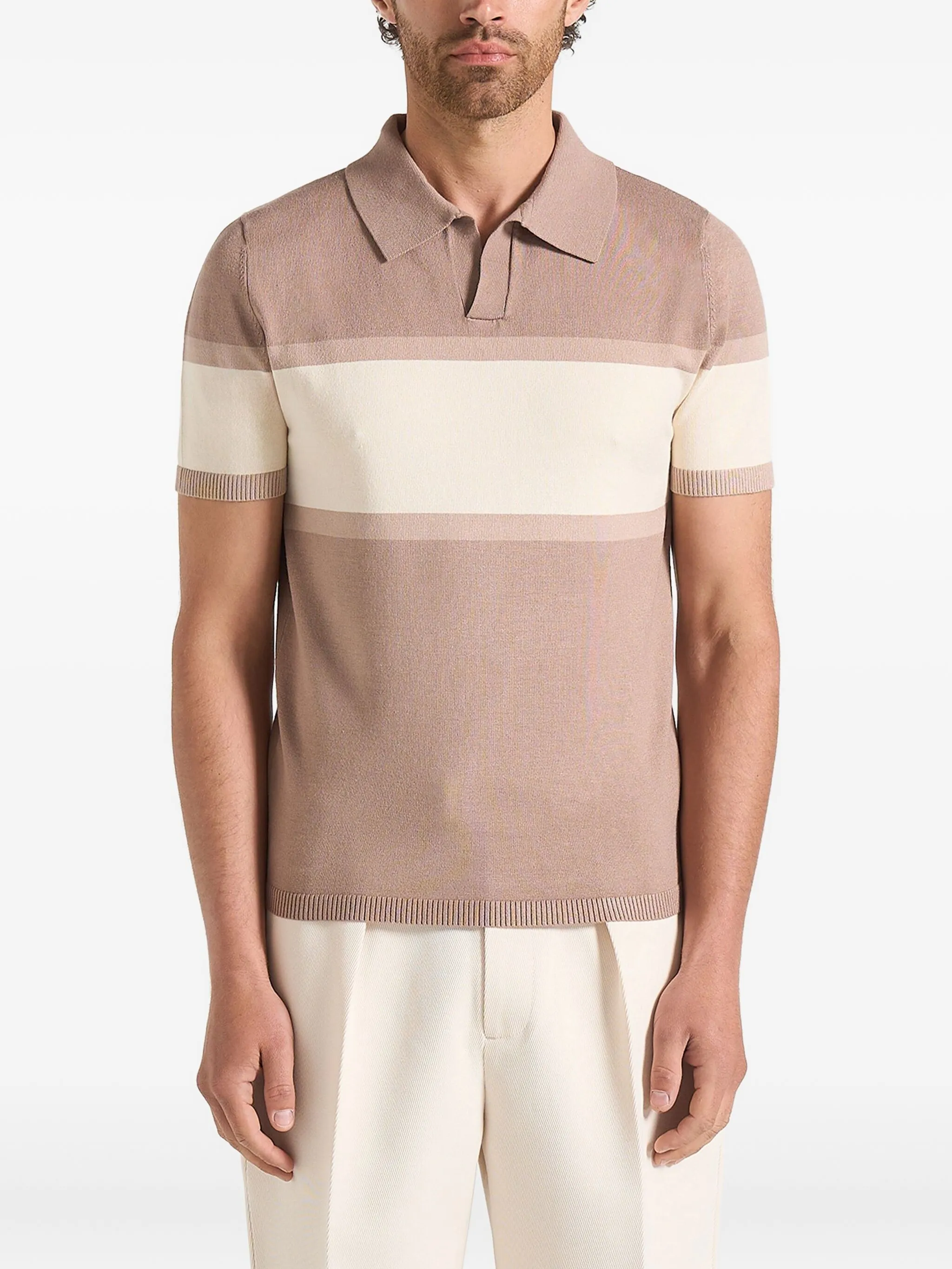 Рубашка поло Enzo в стиле колор-блок Manière De Voir, бежевый
Рубашка поло Enzo в стиле колор-блок Manière De Voir, бежевый