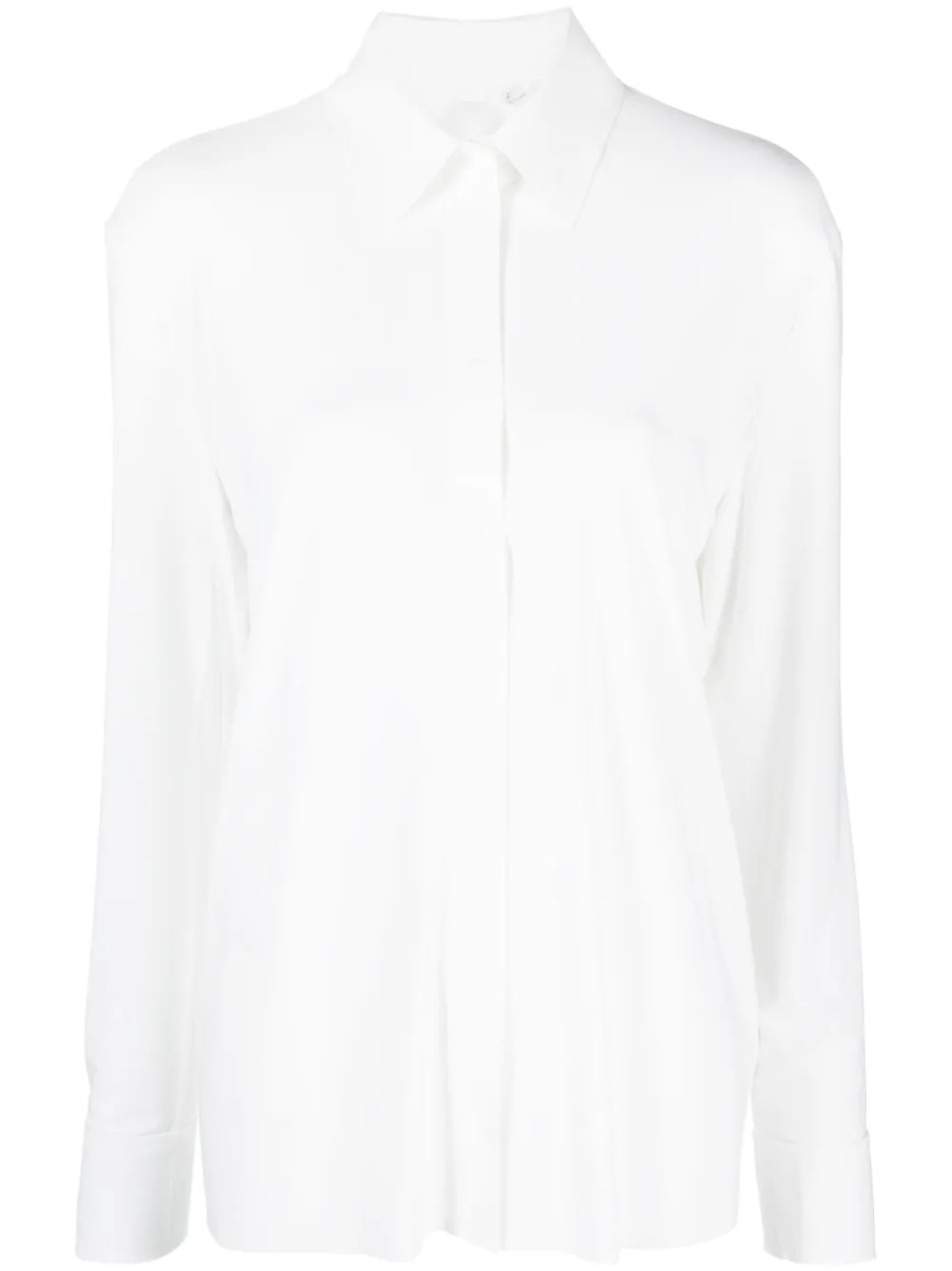 Рубашка с заостренным воротником Norma Kamali, белый
Рубашка с заостренным воротником Norma Kamali, белый