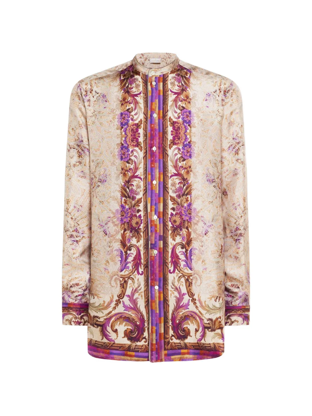 Шелковая рубашка алоэ с воротником-стойкой Pierre-Louis Mascia, бежевый
Шелковая рубашка алоэ с воротником-стойкой Pierre-Louis Mascia, бежевый