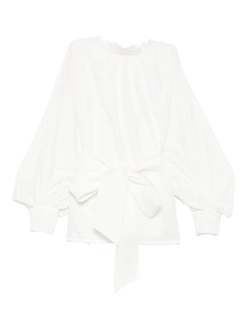 Блузка с завязкой на талии ZIMMERMANN, белый
Блузка с завязкой на талии ZIMMERMANN, белый