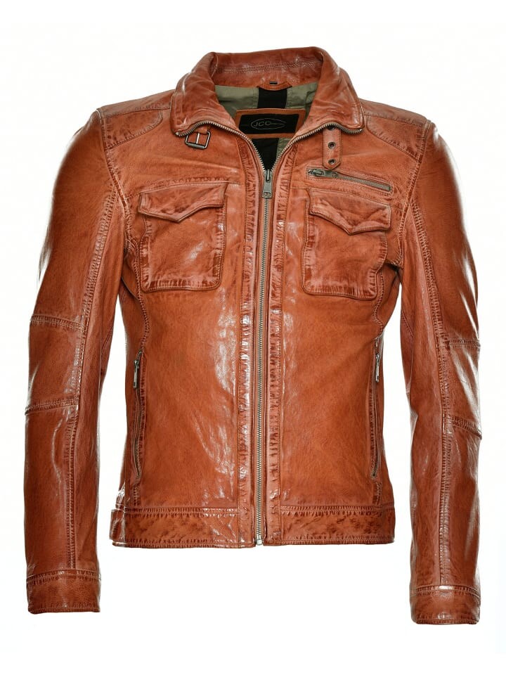 Кожаная куртка JCC 31020345, цвет oxy fire 
Кожаная куртка JCC 31020345, цвет oxy fire