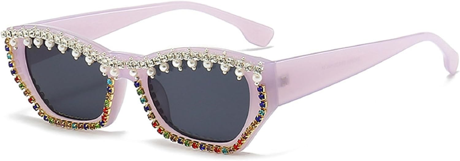 Солнцезащитные очки «кошачий глаз» с бриллиантами, женские, в стиле ретро, с блестками, стразами, сверкающими кристаллами и жемчугом, роскошные очки с драгоценными камнями mincl, Purple
Солнцезащитные очки «кошачий глаз» с бриллиантами, женские, в стиле ретро, с блестками, стразами, сверкающими кристаллами и жемчугом, роскошные очки с драгоценными камнями mincl, Purple