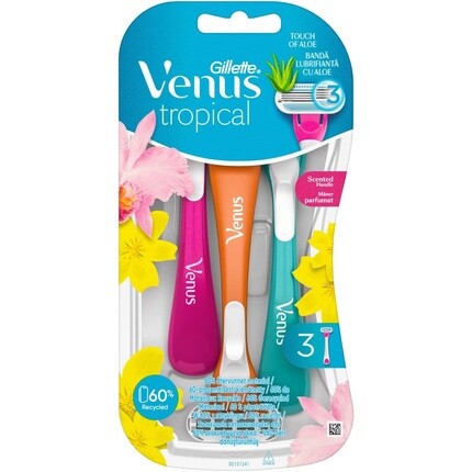 Одноразовые бритвы Venus Tropical, Gillette
Одноразовые бритвы Venus Tropical, Gillette