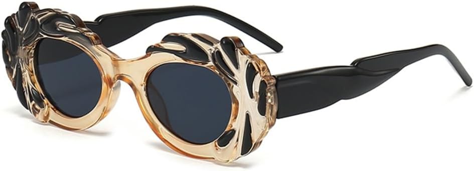 Винтажные овальные солнцезащитные очки с леопардовым принтом для женщин, ретро-панк очки для мужчин, солнцезащитные очки в форме облака, защита от УФ-излучения UV400 VFDHN, 6
Винтажные овальные солнцезащитные очки с леопардовым принтом для женщин, ретро-панк очки для мужчин, солнцезащитные очки в форме облака, защита от УФ-излучения UV400 VFDHN, 6