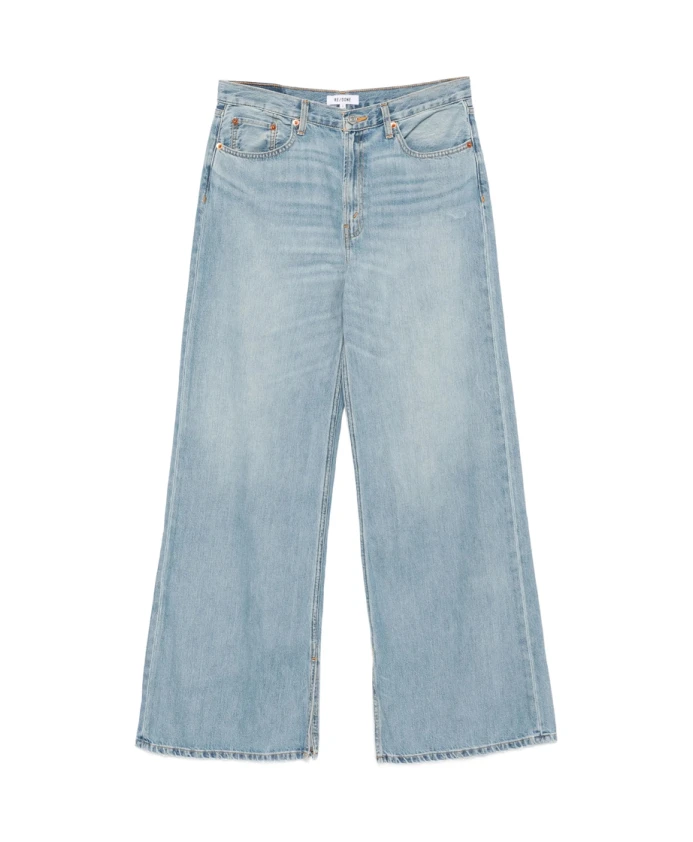 Синие джинсы с широкими штанинами и застежкой на пуговицы. Re/Done, синий
Синие джинсы с широкими штанинами и застежкой на пуговицы. Re/Done, синий