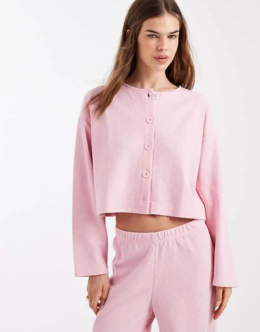 Розовый комбинезон из мягкой рубчатой ткани Miss Selfridge
Розовый комбинезон из мягкой рубчатой ткани Miss Selfridge