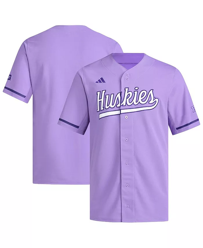 Мужская бейсбольная реплика джерси Washington Huskies в фиолетовом цвете adidas
Мужская бейсбольная реплика джерси Washington Huskies в фиолетовом цвете adidas