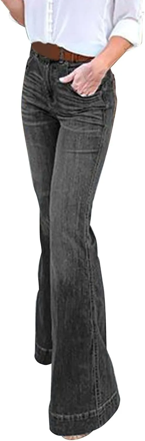 Женские джинсы low waist bell bottom с прямыми штанинами и эффектом растяжки
Женские джинсы low waist bell bottom с прямыми штанинами и эффектом растяжки