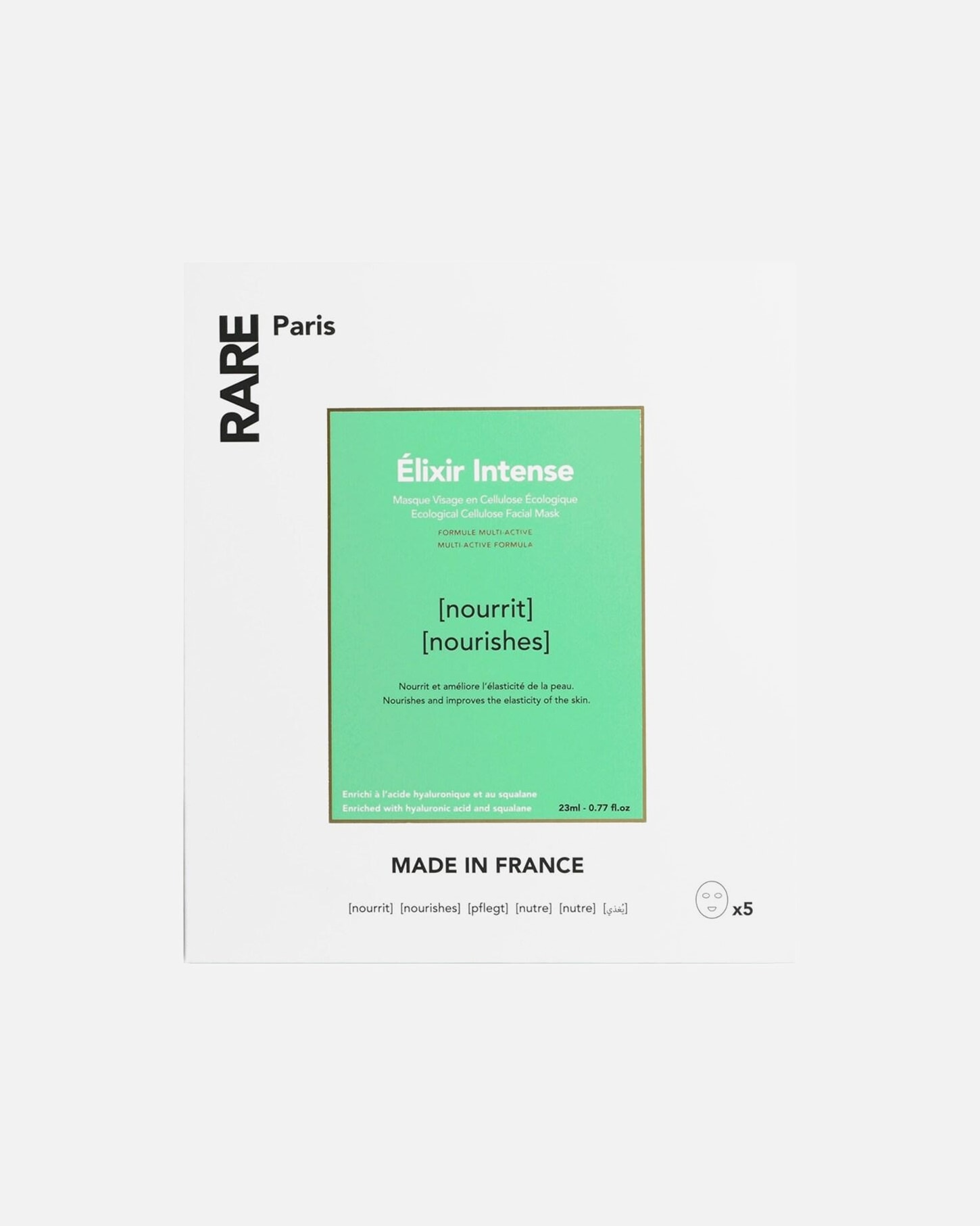 Увлажняющая маска для лица Rare Paris, 1 x 5 шт
Увлажняющая маска для лица Rare Paris, 1 x 5 шт