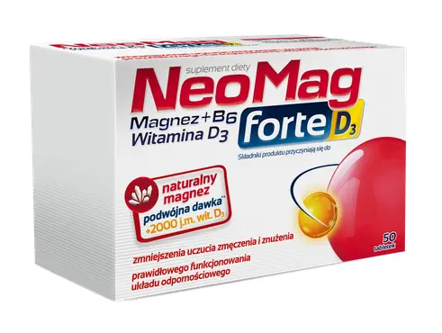 Neomag Forte D3 таблетки магния, 50 шт.
Neomag Forte D3 таблетки магния, 50 шт.