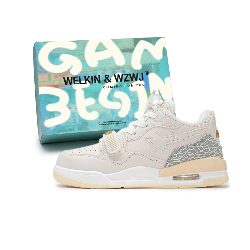 WELKIN&WZWJ Коллекция Stars, белые кроссовки противоскользящие увеличивающие рост низкие скейтборд обувь унисекс молочно-белый, цвет Milk White
WELKIN&WZWJ Коллекция Stars, белые кроссовки противоскользящие увеличивающие рост низкие скейтборд обувь унисекс молочно-белый, цвет Milk White