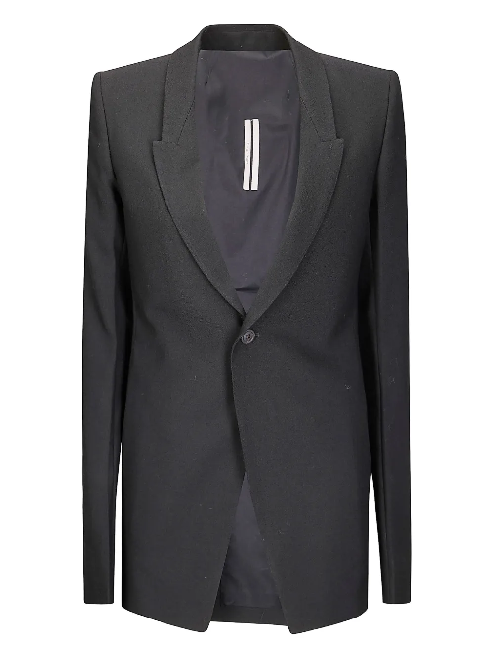 Шерстяной блейзер Rick Owens, черный
Шерстяной блейзер Rick Owens, черный