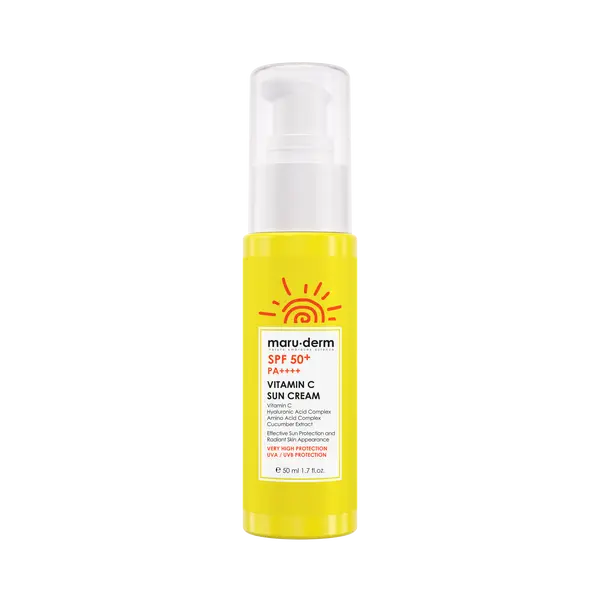 Крем для лица с витамином С и фильтром spf50, 50 мл Maru.Derm 
Крем для лица с витамином С и фильтром spf50, 50 мл Maru.Derm