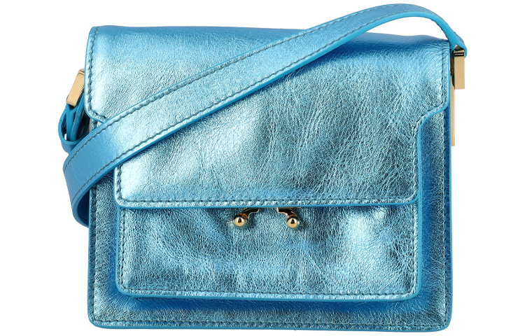 Кожаная плечевая сумка через плечо женская синяя MARNI
Кожаная плечевая сумка через плечо женская синяя MARNI