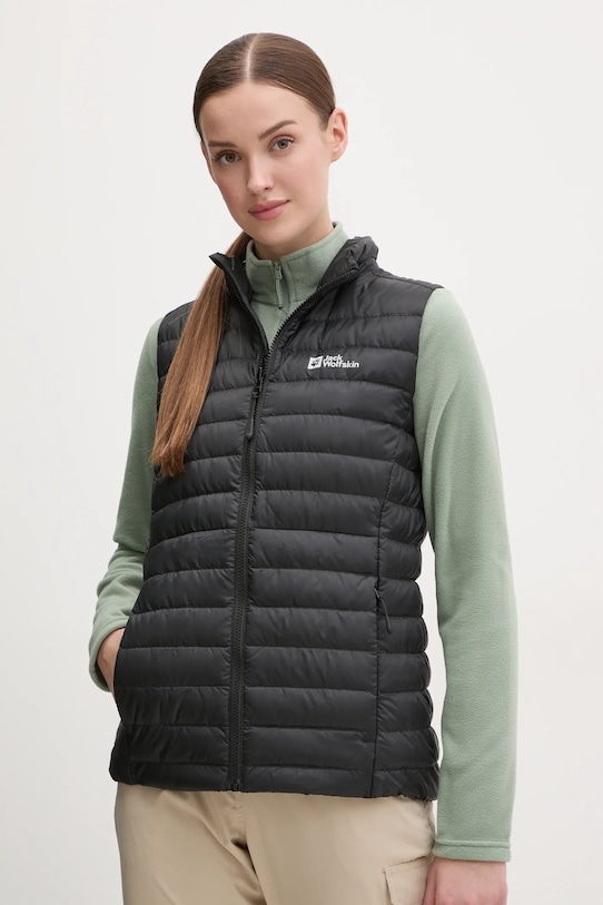 Спортивная Пуховый жилет Pilvi Down Jack Wolfskin, черный 
Спортивная Пуховый жилет Pilvi Down Jack Wolfskin, черный