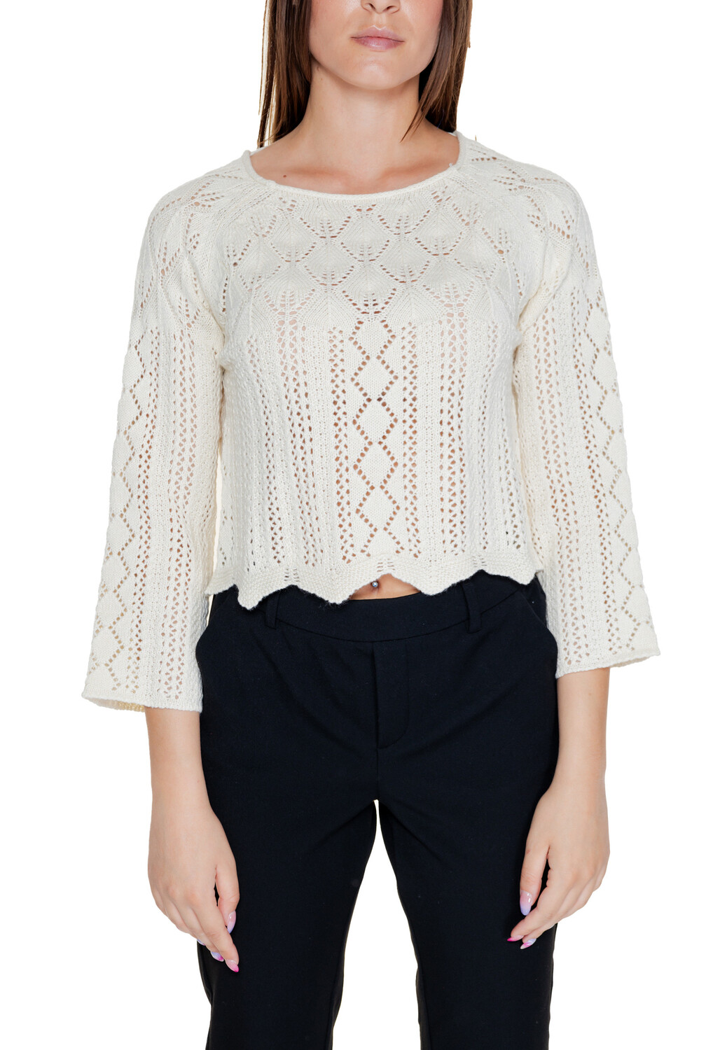 Джемпер Vero Moda ажурный укороченный, бежевый
Джемпер Vero Moda ажурный укороченный, бежевый