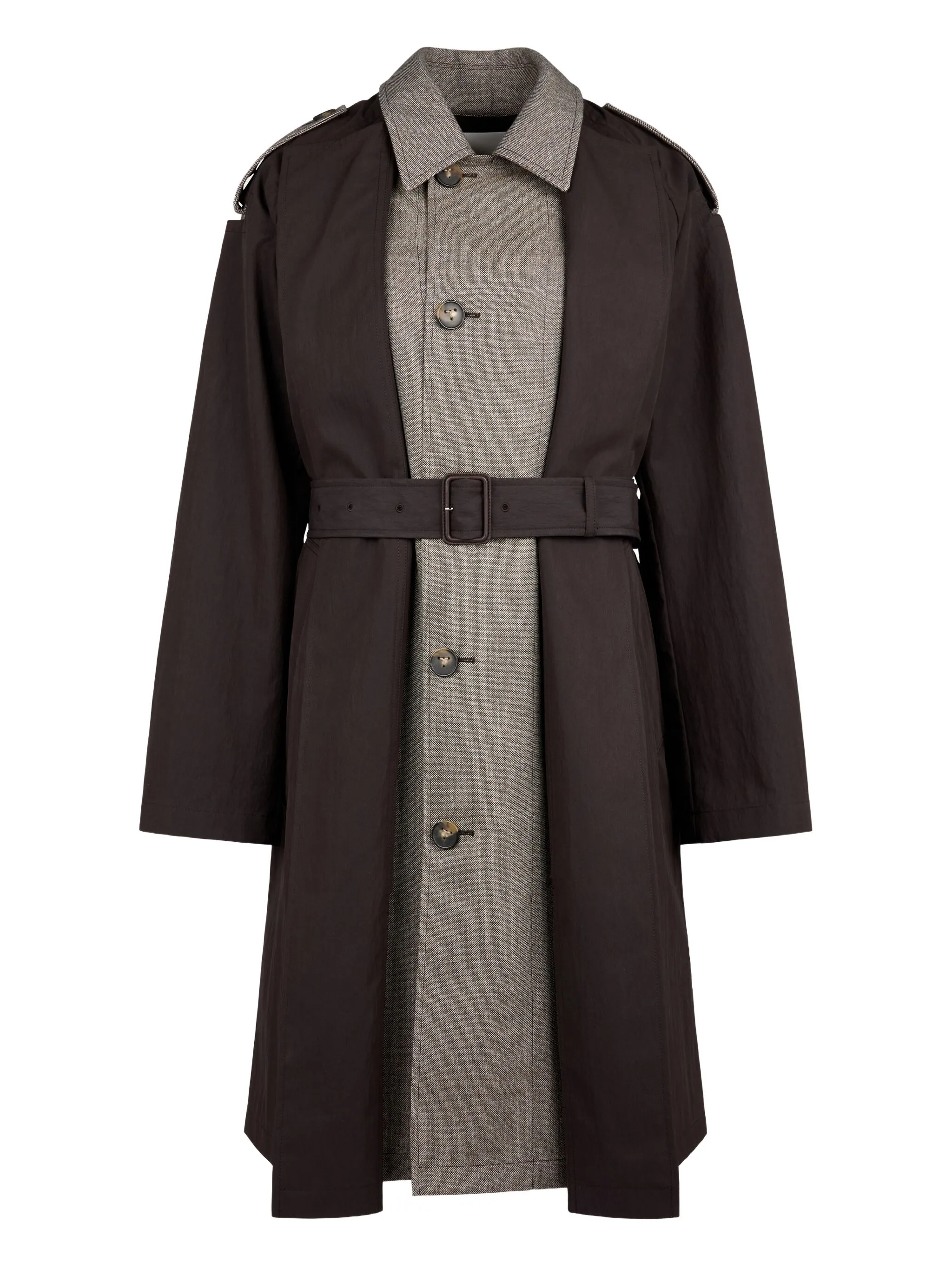 Тренч с поясом Tod'S, коричневый
Тренч с поясом Tod'S, коричневый
