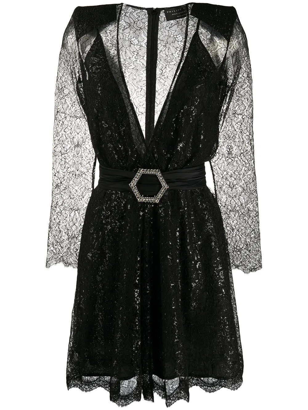 Платье мини с логотипом Philipp Plein, черный
Платье мини с логотипом Philipp Plein, черный