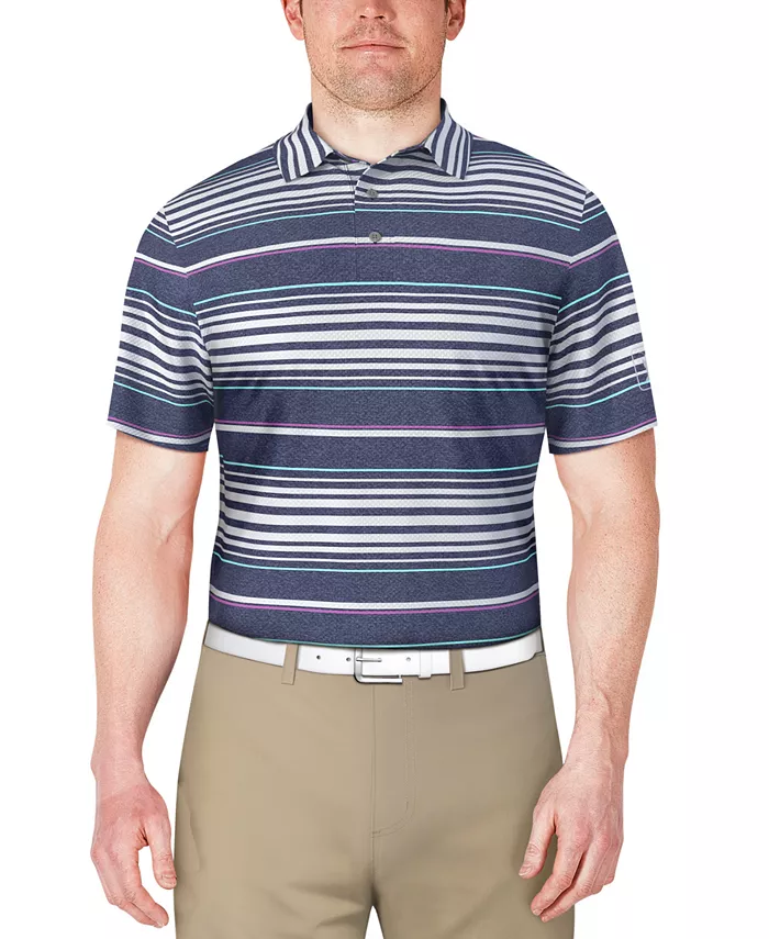 Мужская полосатая рубашка-поло с коротким рукавом PGA TOUR, синий
Мужская полосатая рубашка-поло с коротким рукавом PGA TOUR, синий